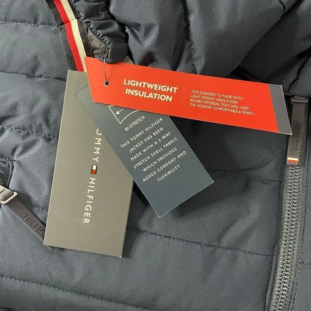 New! Tommy Hilfiger| Mens Jacket| Comfort Bi-Stretch|Lightweight insulation| Zip